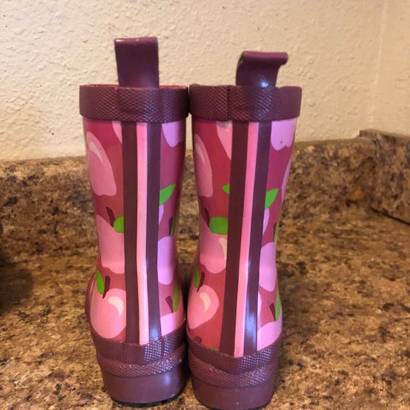 Hatley Toddler Girls Apple Rain Boots, sz 6 - Picture 5 of 6